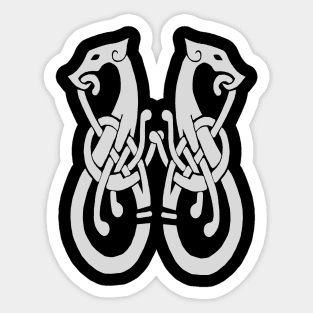 Viking Dragon Knot Sticker